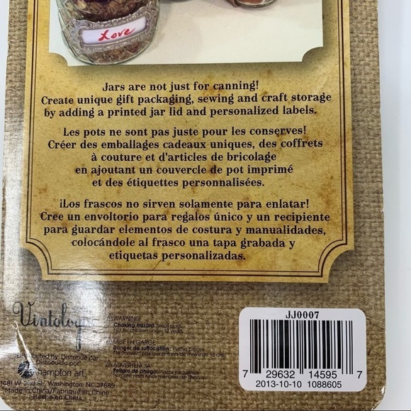 Jar Jewelry Lids. 3 pc pack - Picture 6 of 6